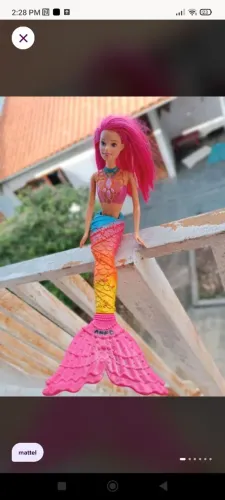 Mattel Barbie dreamtopia 2015 mermaid doll, pink hair