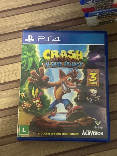 CRASH TRILOGIA PS4 mídia física