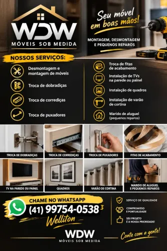 MÓVEIS SOB MEDIDA e FAZ TUDO