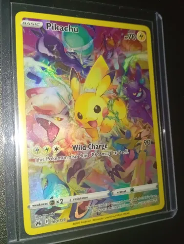 Carta Pokémon Pikachu Arte Rara 2023 Inglês NM