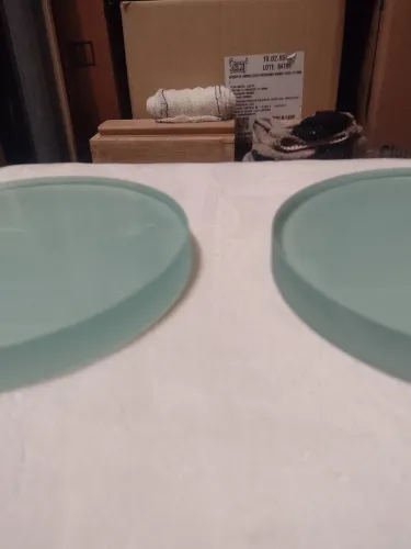 Lentes de 150 mm em vidro ótico para telescópios já polidas de excelente qualidade 