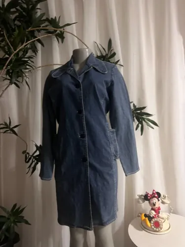 Sobretudo jeans tamanho 38