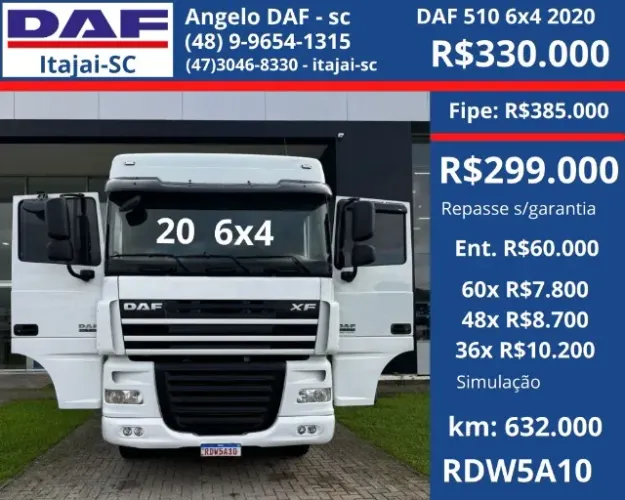 DAF 510 6x4 2020