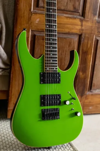 Guitarra Ibanez RGR321EX Verde - Tarraxas Gotoh com Trava e Upgrades