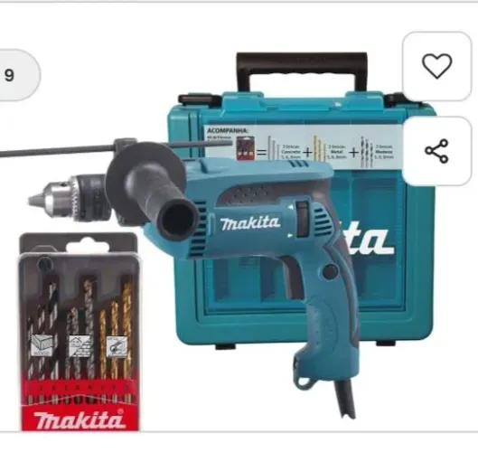Vendo furadeira e parafusadeira com impacto variável nova