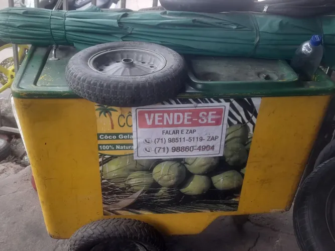 Carrinho de coco completo