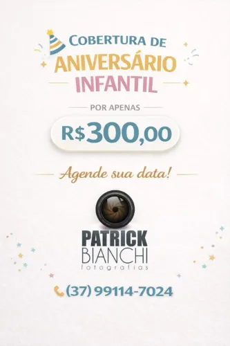 Fotografia para Aniversário Infantil