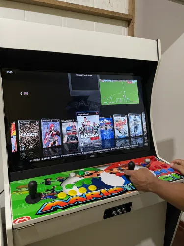 Fliperama Arcade Gamer - com pc gamer