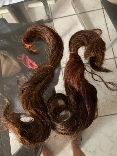 cabelo humano ondulado