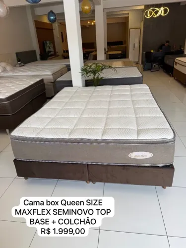 Cama Box Queen SIZE MAXFLEX SEMINOVO TOP - ENTREGAMOS