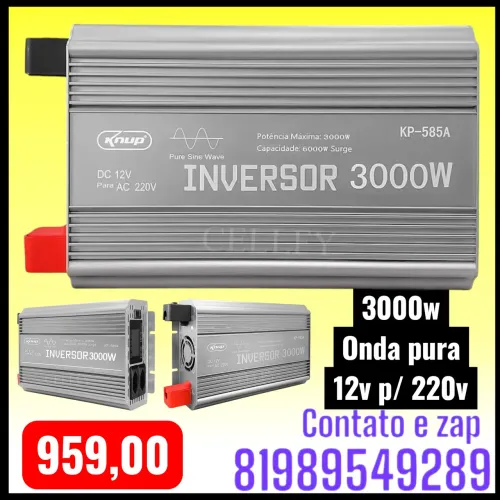 Inversor de onda pura 3000w 