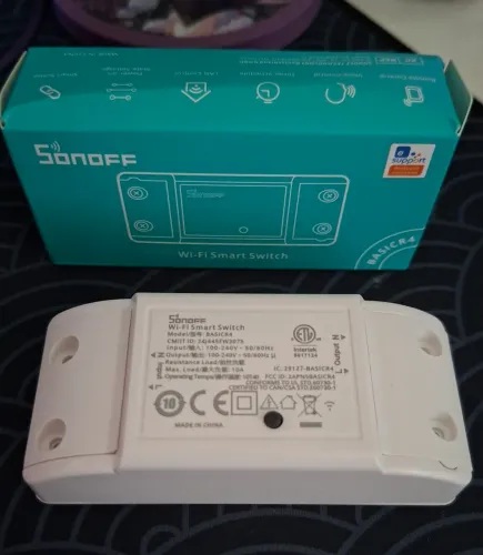 Interruptor inteligente Alexa e Google Home - Sonoff