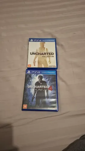 Combo Jogos PS4 - Uncharted The Nathan Drake Collection + Uncharted 4