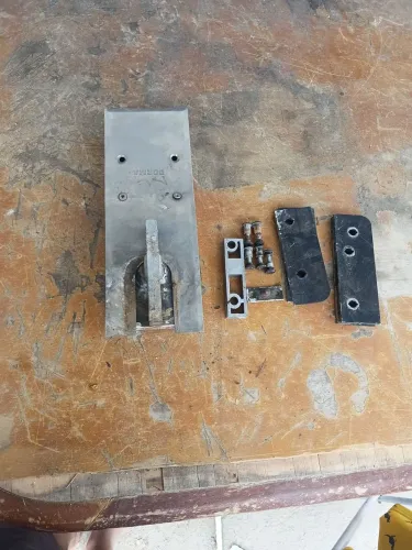 Mola itraulica de piso para porta de vidro