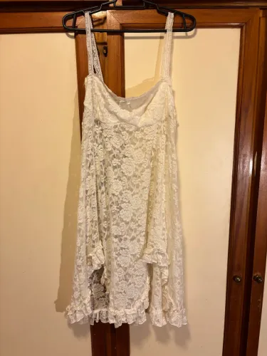 Vestido Renda Transparente