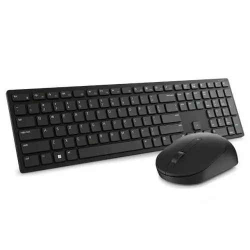 Kit Teclado e Mouse Sem Fio Dell , 4000 DPI, ABNT2, Preto - KM5221W