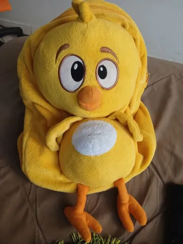 Mochila infantil da coleção Galinha Pintadinha