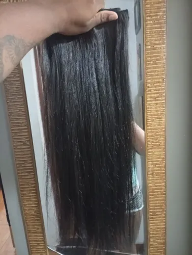Cabelo indiano 4 telas 265 gramas