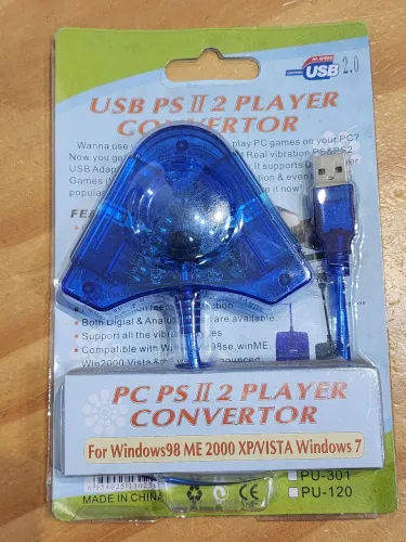 Adaptador USB para conectar controle play 2