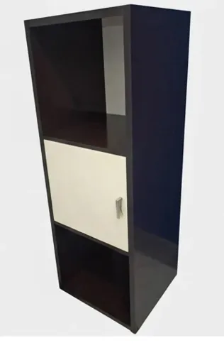Estante 3 nichos p/ escritório c/ 1 porta - 138cm de altura