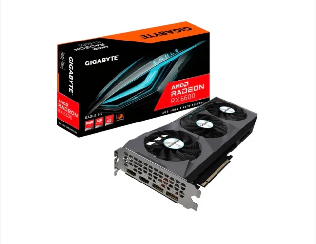 Placa de Vídeo Gigabyte AMD Radeon RX 6600 EAGLE 8G