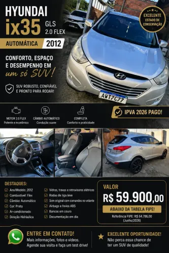 Hyundai IX35 2.0 16V 170cv 2wd/4wd Aut. 2013