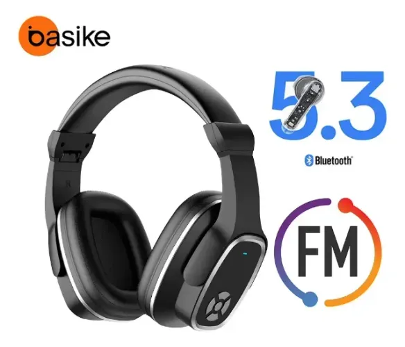 Fone De Ouvido Over-ear Gamer Sem Fio Basike Ba-fon6667