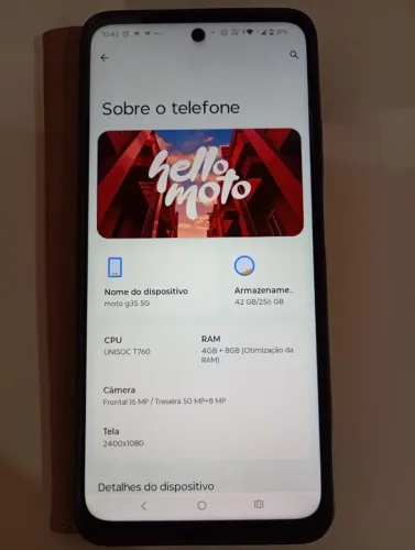 Celular Moto G35 5G 256Gb