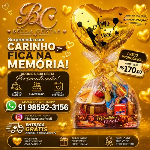 Cestas de café da manhã para Namorados