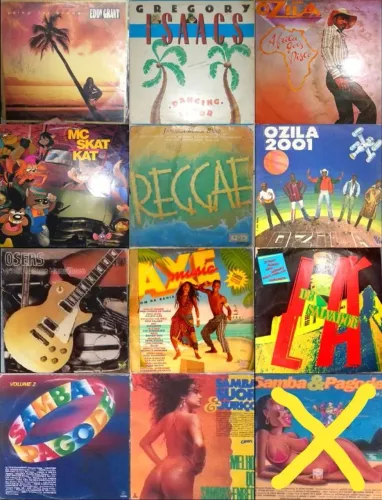 11 LPs Reggae. Pagode e outros