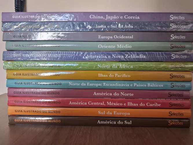 Coleção Guia Ilustrado do Mundo Seleções 12 Volumes