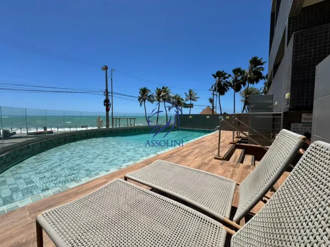 Loft mobiliado vista mar