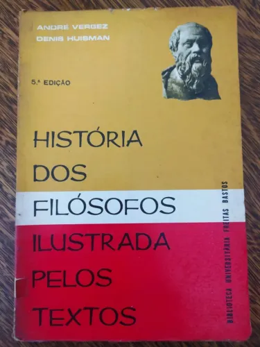 Livro História dos Filósofos de André Vergez