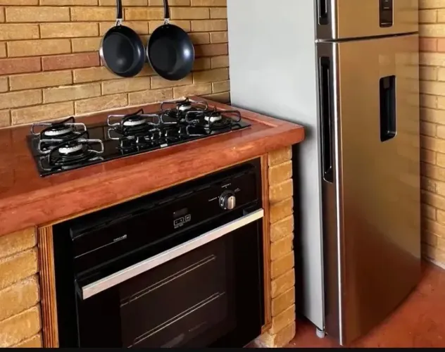 Forno de embutir a gás GLP 78L Brastemp