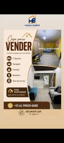 Casa a venda com um galpao ao lado que dar para dividir e fazer outra casa