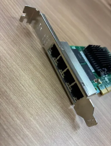 Placa de Rede Intel I350-T4 Original - 4 Portas Gigabit PCIe (I350T4BLK) - Usado