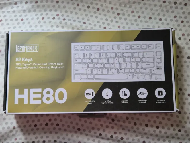 Teclado Mecânico Hall Effect com Rapid Trigger EPOMAKER HE80