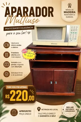 Retirada jardim miriam vendo criado mudo lindo de madeira um dos melhores
