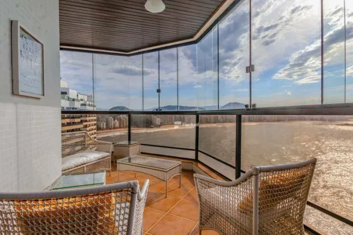Cobertura com 5 dormitórios à venda, 525 m² por R$ 7.300.000,00 - Astúrias - Guarujá/SP