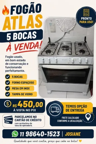 Fogão Mônaco Glass