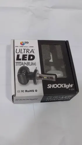 Lâmpadas Ultra LED Shocklight Linha Titanium. Produto novo, na caixa (comprei o mod