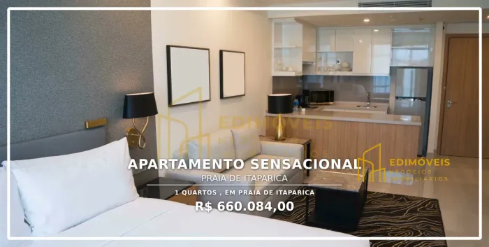 Oportunidade em Praia de Itaparica | Apartamento quarto e sala incrível