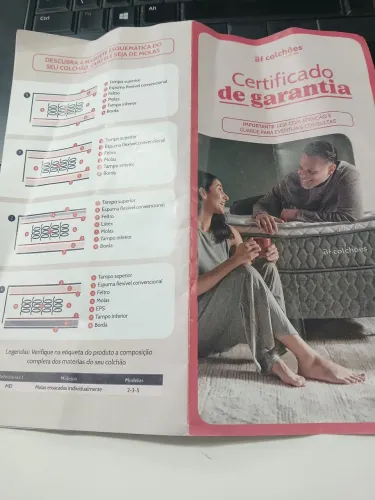 Cama box casal conjugado e colchão ortopédico D33 vácuo BF Colchoes