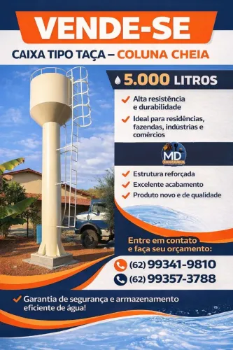 CAIXA D ÁGUA . -TIPO TAÇA