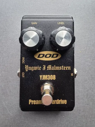 DOD YJM308 Preamp OD Yngwie Malmsteen E Cabo Adaptador 9v