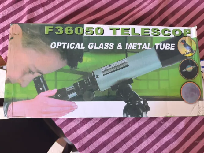 Telescópio com Tripé - Perfeito pra iniciantes