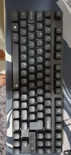 Teclado membrana clawn 80% rgb