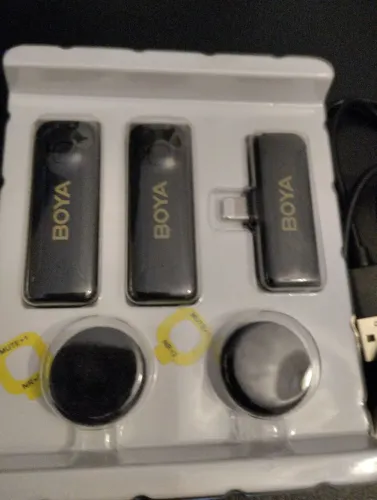 Microfone Boya lapela duplo WM3T2-D2