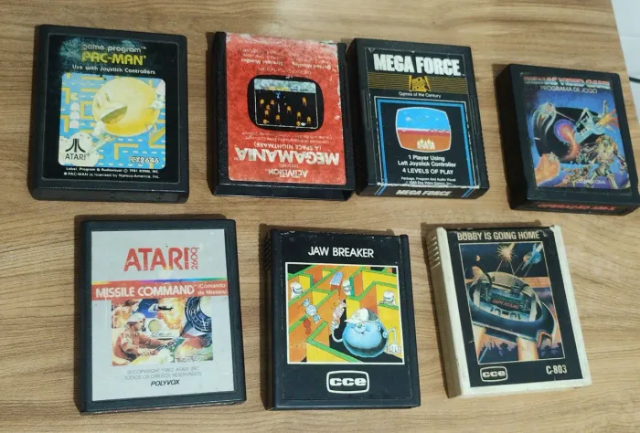 Jogos Atari não tenho mais o game pra testar 