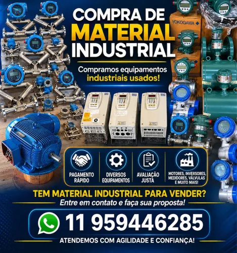 COMPRA E VENDA DE MATERIAL INDUSTRIAL ?